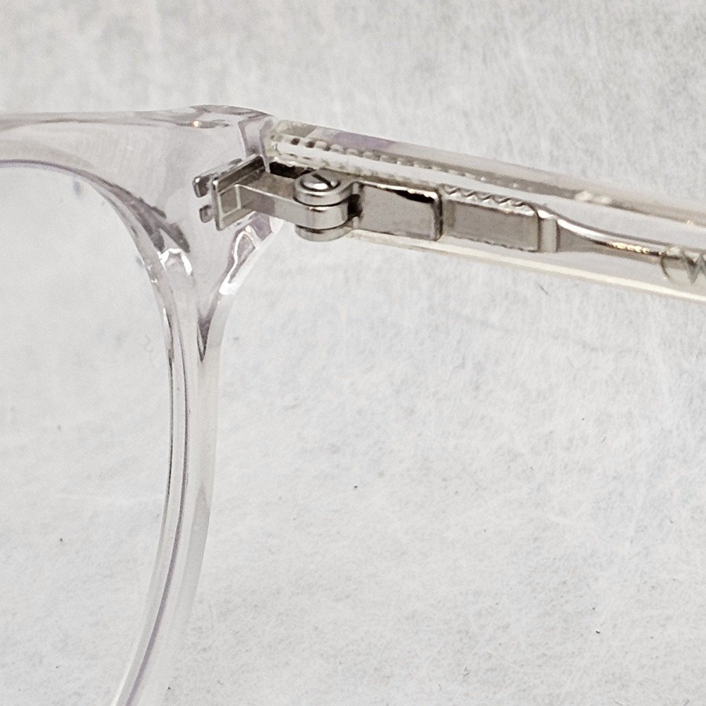 EUC Warby Parker Farris 500 Clear Crystal Eyeglasses Frame 50-18-140 Eyewear - Picture 8 of 10